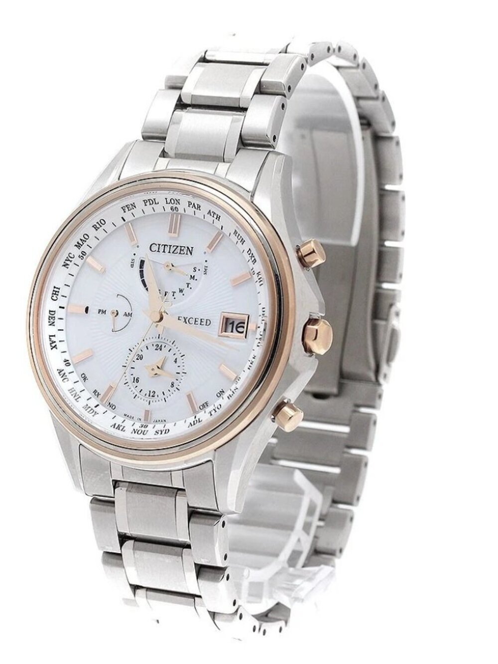 CITIZEN Exceed 45th anniversary AT9134-68W Solar Powered Radio Men's_943849